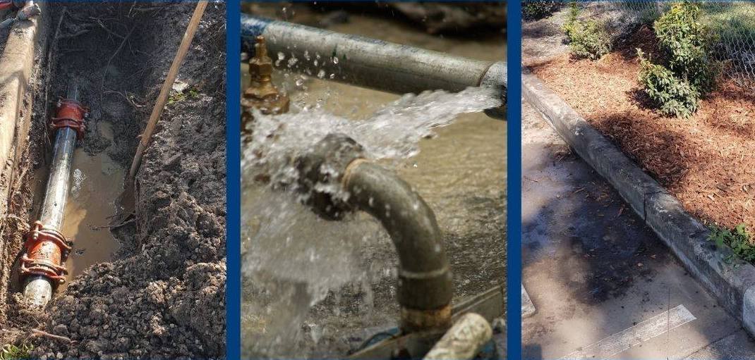 burst pipes central coast
