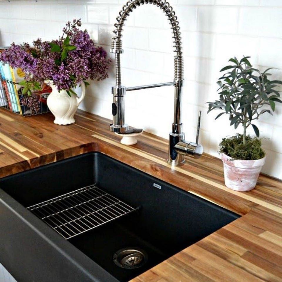 newly installed kitchen sink - kitchen renovations wyongl, central coast