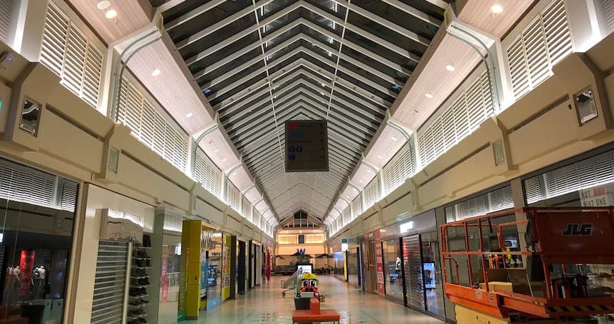 commercial electrical work for shopping mall in Broadmeadows, Melbourne