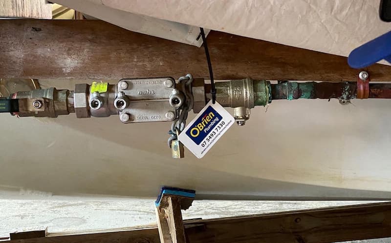 backflow prevention device tested on the Sunshine Coast