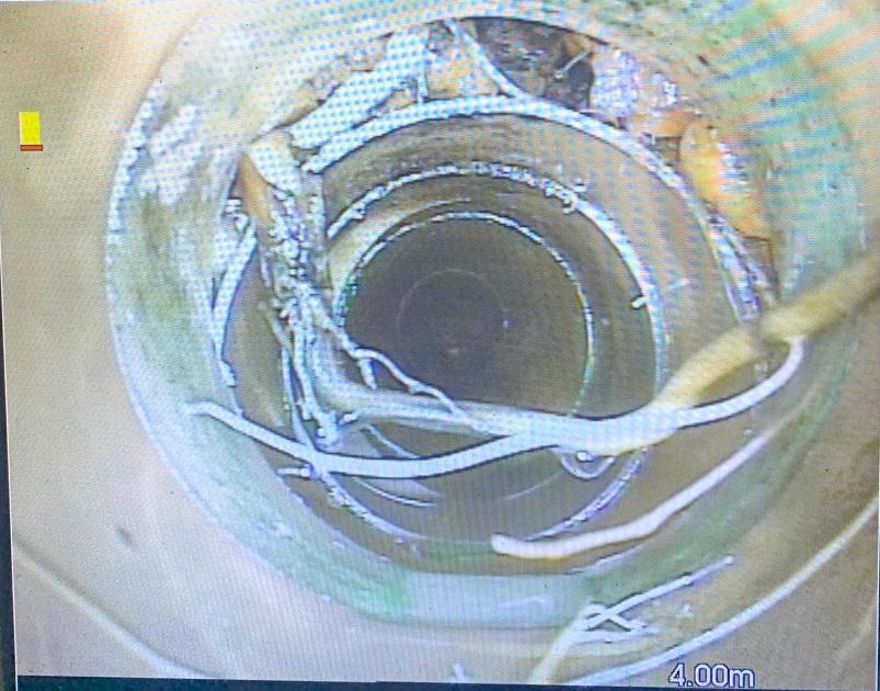 Drain camera in action in Coffs Harbour