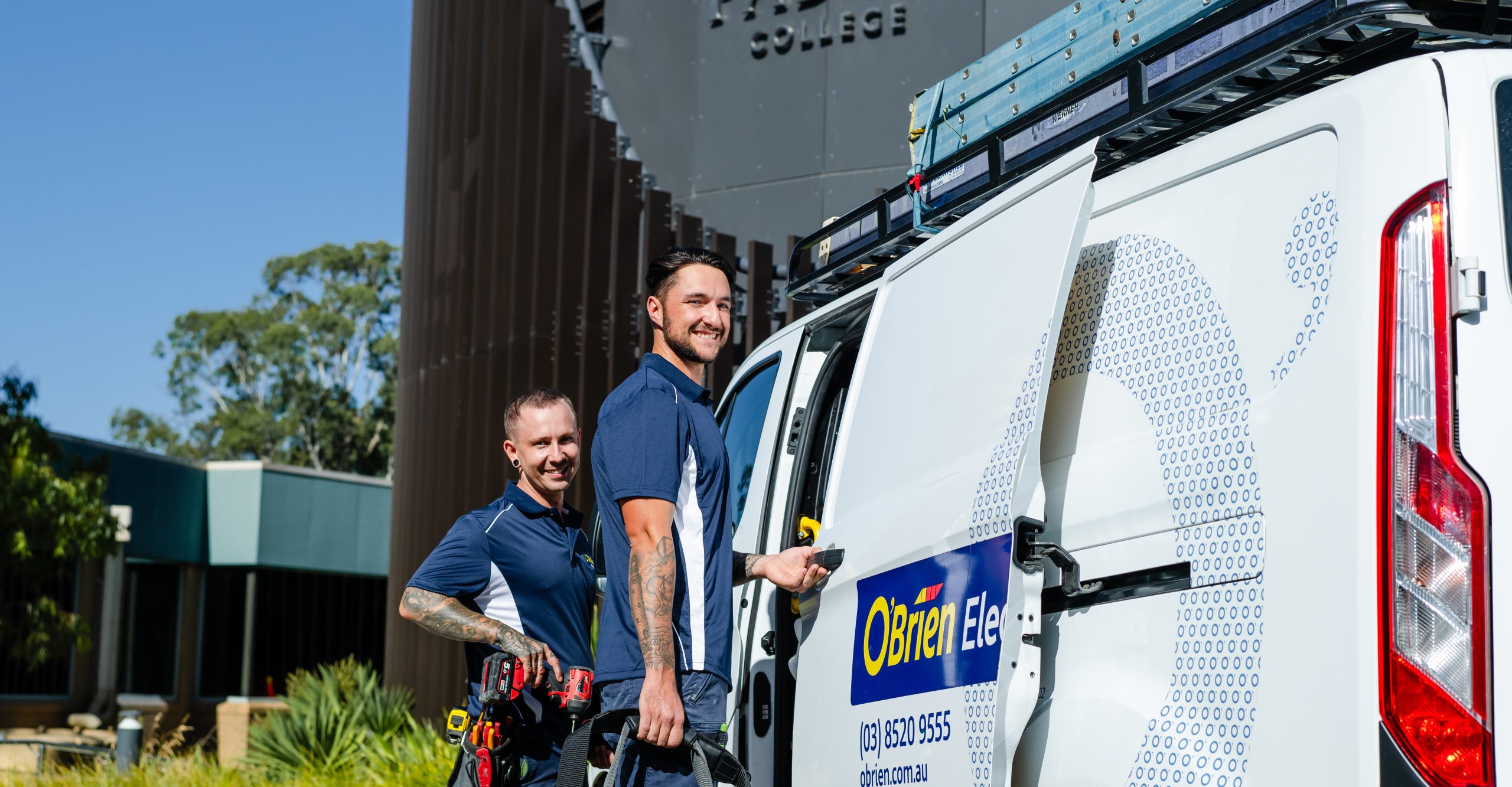 photo of staff of obrien electrical as best daikin industrial air conditioner installer near me