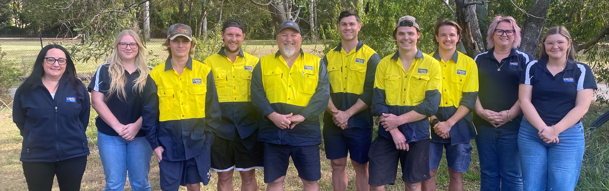 Team photo of O'Brien Electrical Gumdale