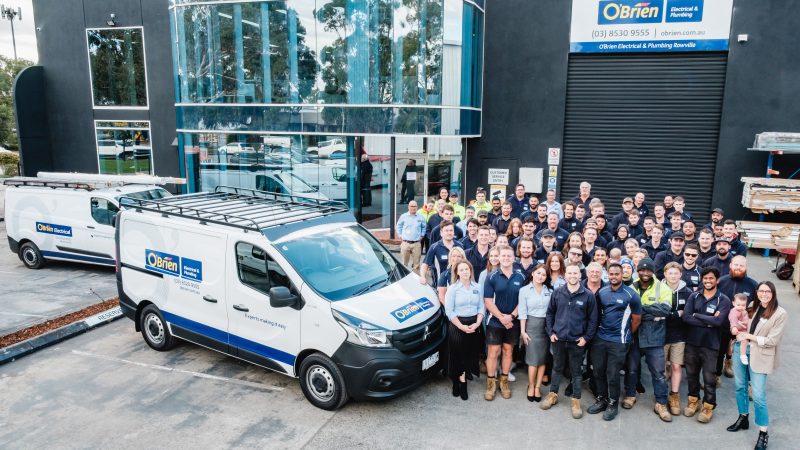O'Brien Electrical & Plumbing Rowville makes a $15,000 donation to a family in need