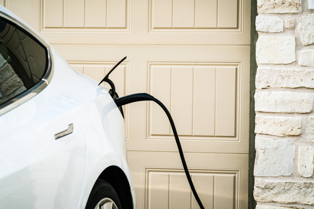 charging electric vehicle at home