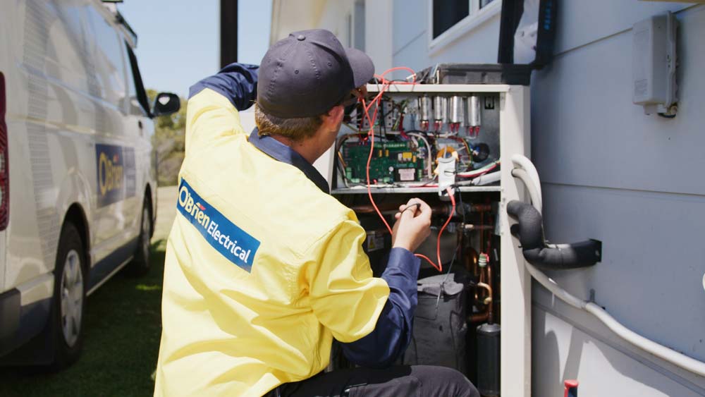 Electrician At Work On Lismore