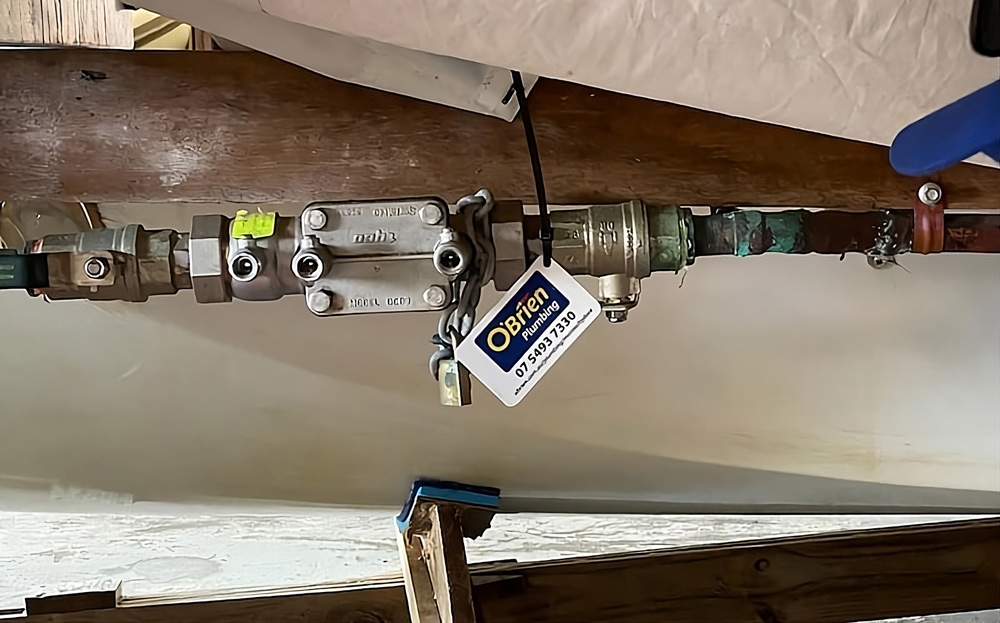 Backflow Prevention Device Installed