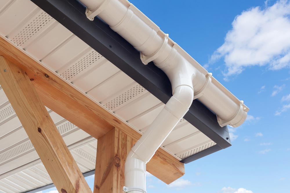 Newly Installed Gutter