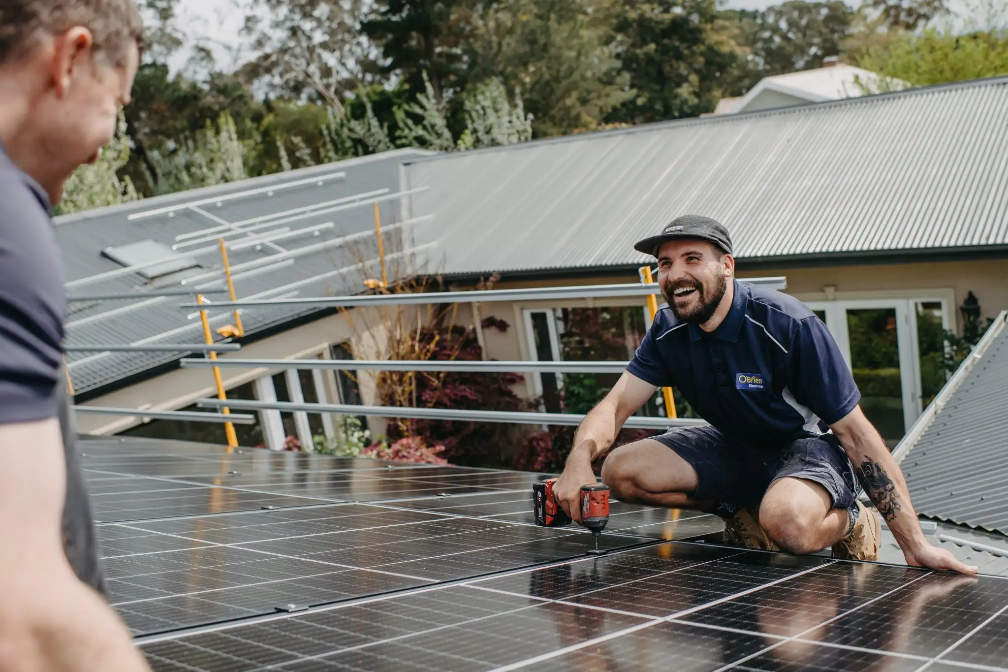 photo of obrien staff trusted by locals for solar battery cost. solar installation, solar batteries, solar energy, solar battery price and solar near me searches
