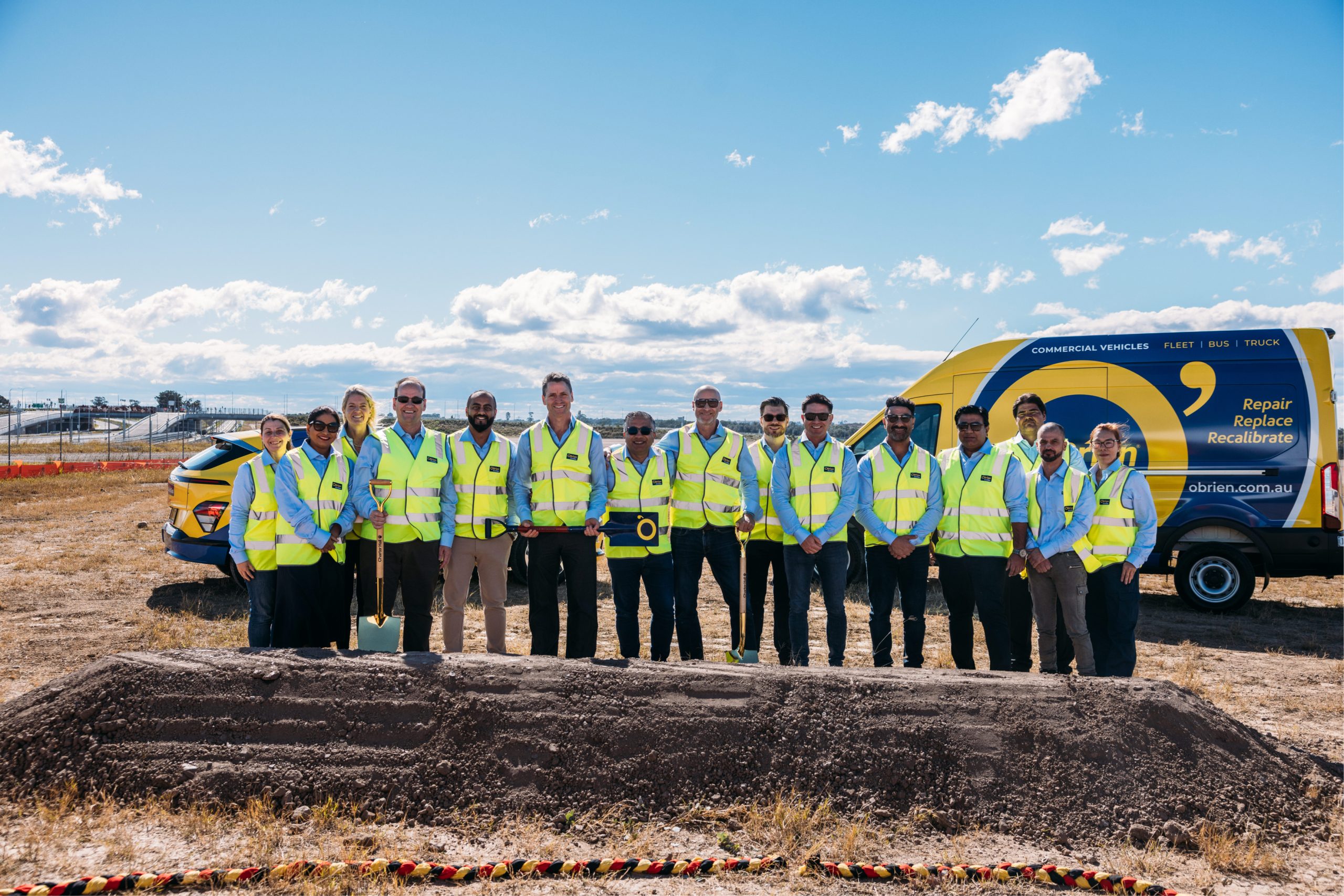 SOD-turning event marking the start of construction at the new National Distribution Centre, 7 May 2026.